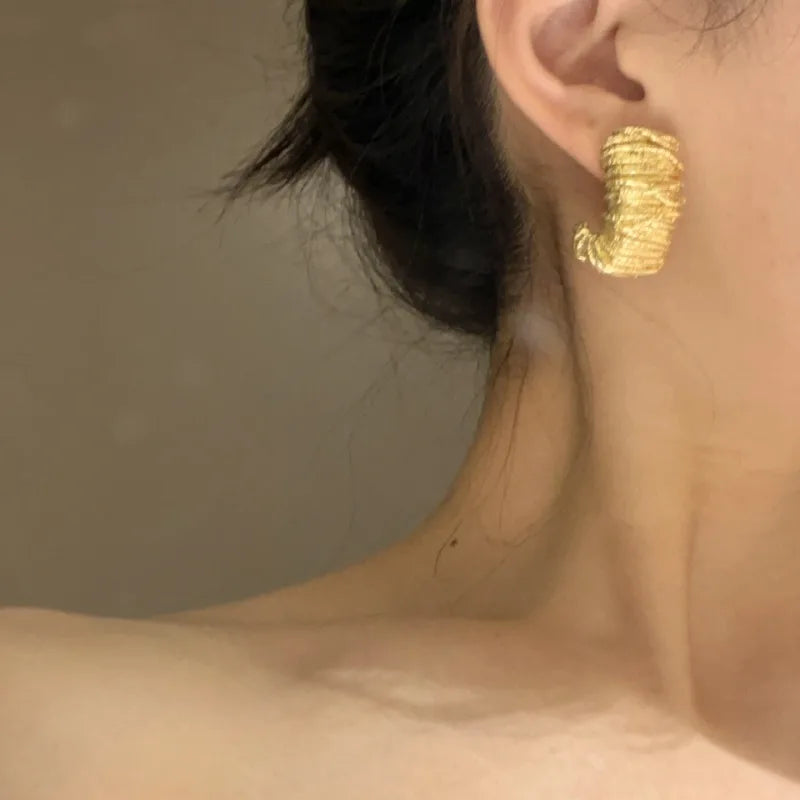 metallic earings